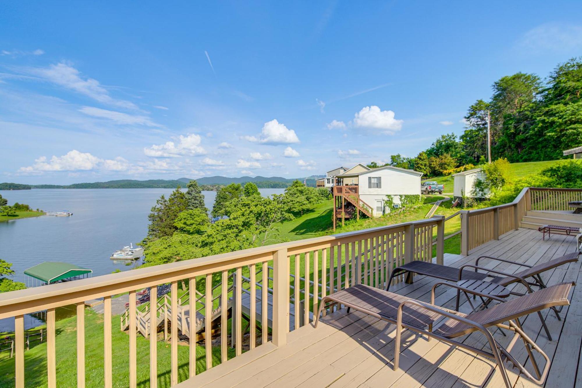 Rutledge Hilltop Home On Cherokee Lake With Decks! Bagian luar foto