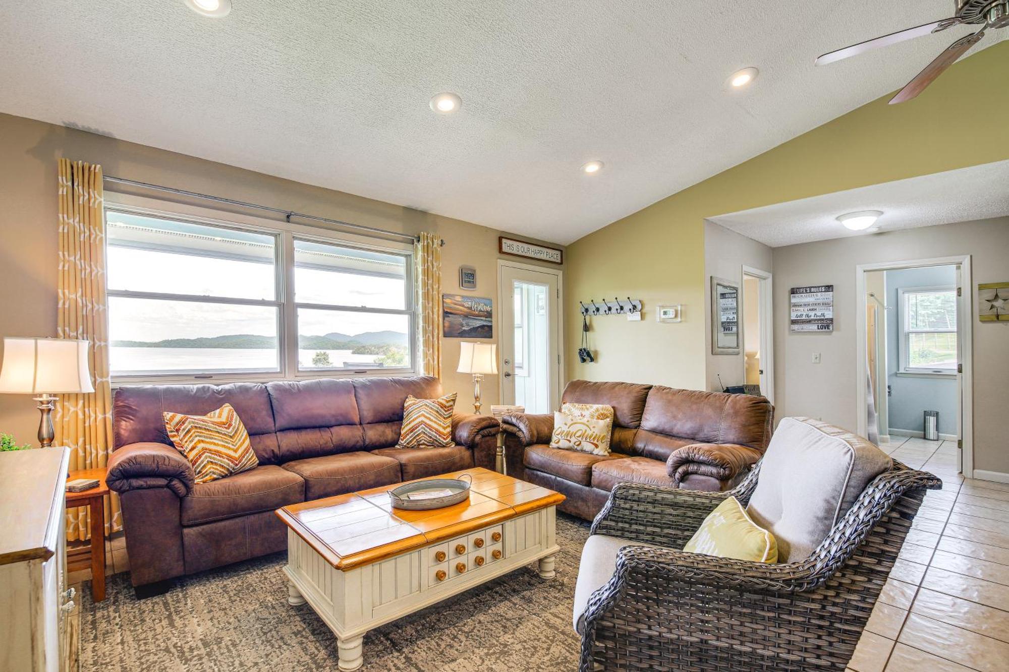 Rutledge Hilltop Home On Cherokee Lake With Decks! Bagian luar foto